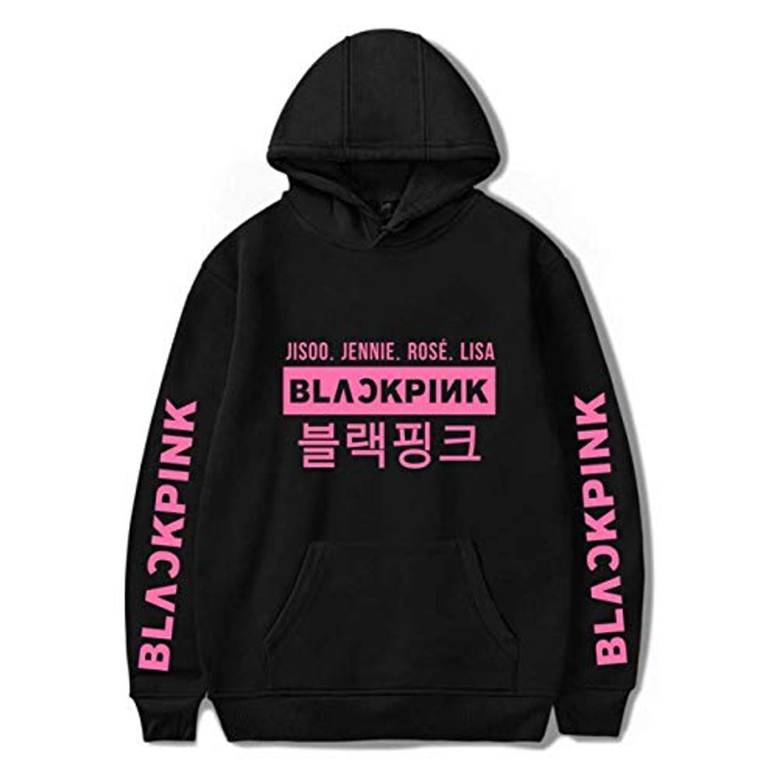 Fashion ZIGJOY KPOP Blackpink Unisex Ropa Sudadera con Capucha Suéter Sudadera con Capucha