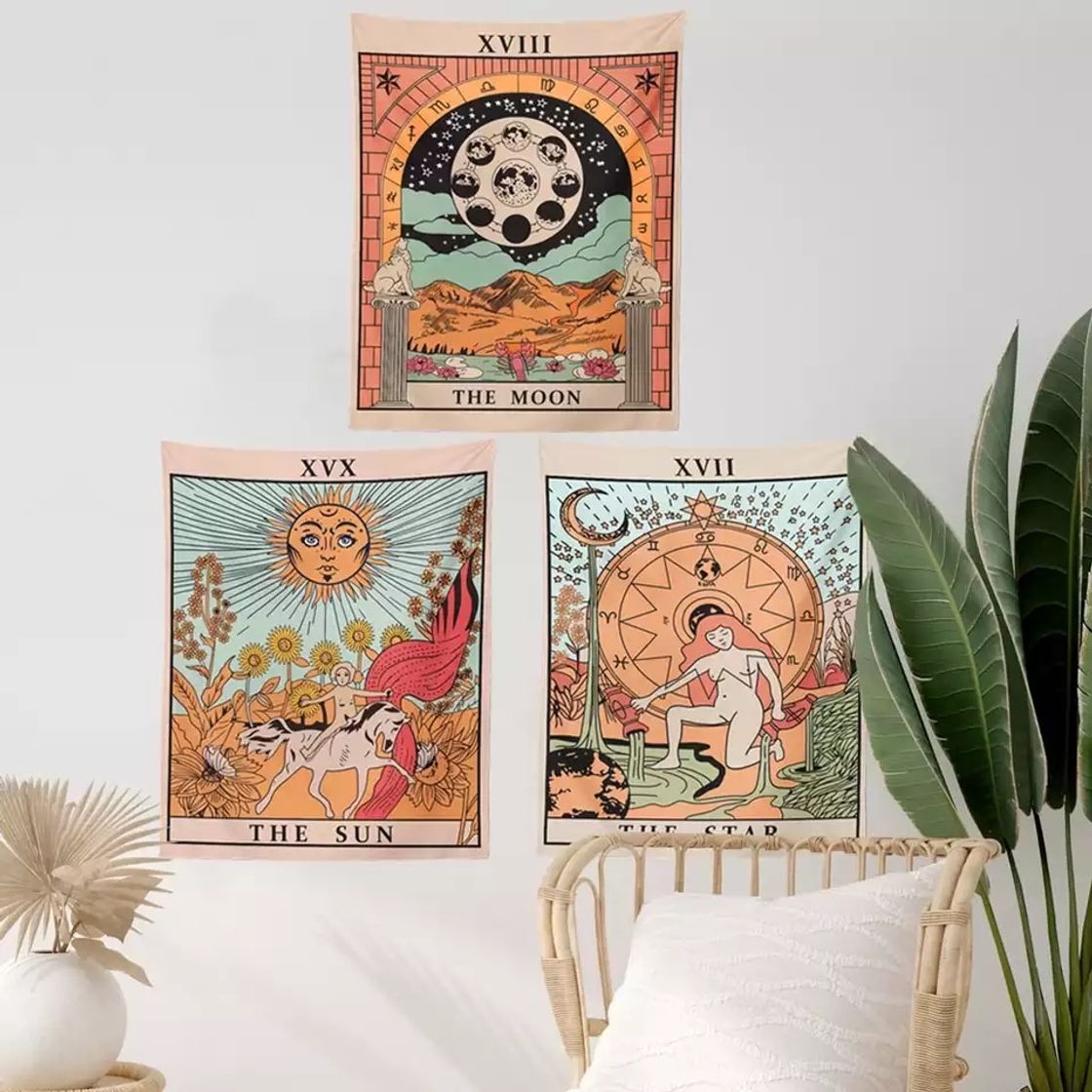 Fashion Pack de tres tapices Tarot 