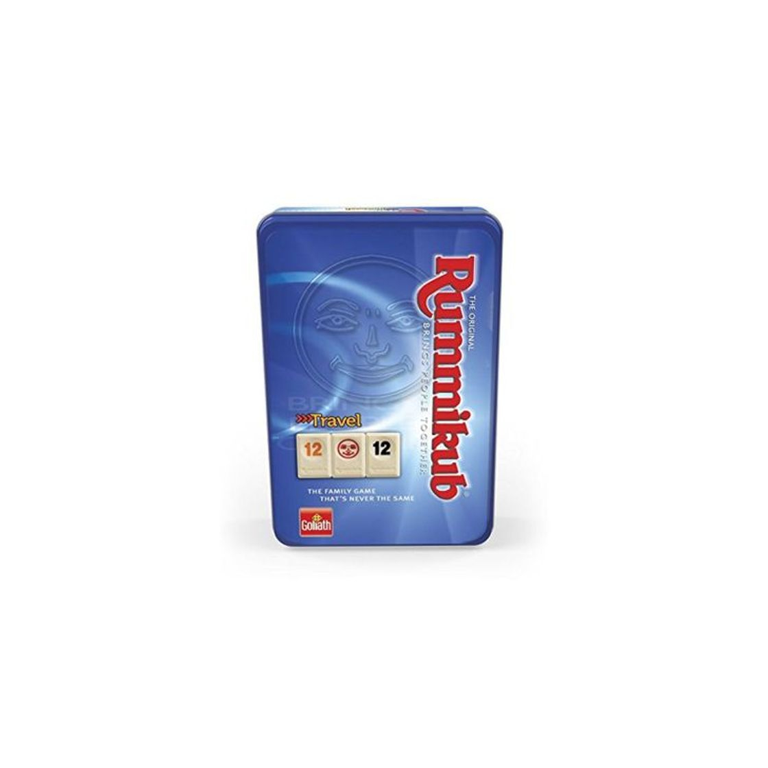 Social Goliath - Juego Rummikub de Viaje en Caja Metálica