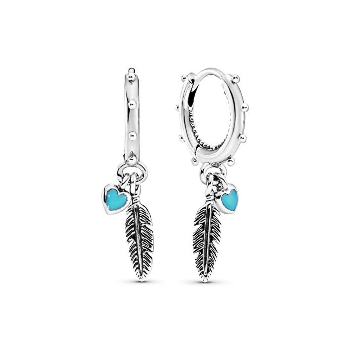 Moda Pandora Pendientes de hilo Mujer plata