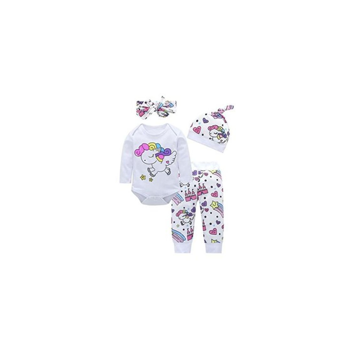 Producto K-youth Conjuntos Bebe Niña Navidad Estampado Animal Body Bebe Manga Larga Monos