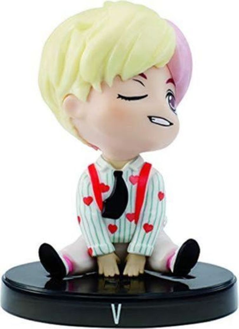 Social BTS mini figura de vinilo V, miembro banda coreana