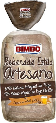 BIMBO rebanada artesana integral 550 gr