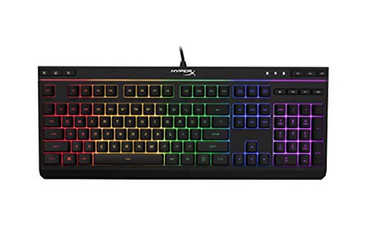 HyperX HX-KB5ME2-US Alloy Core RGB - Teclado de membrana para Gaming