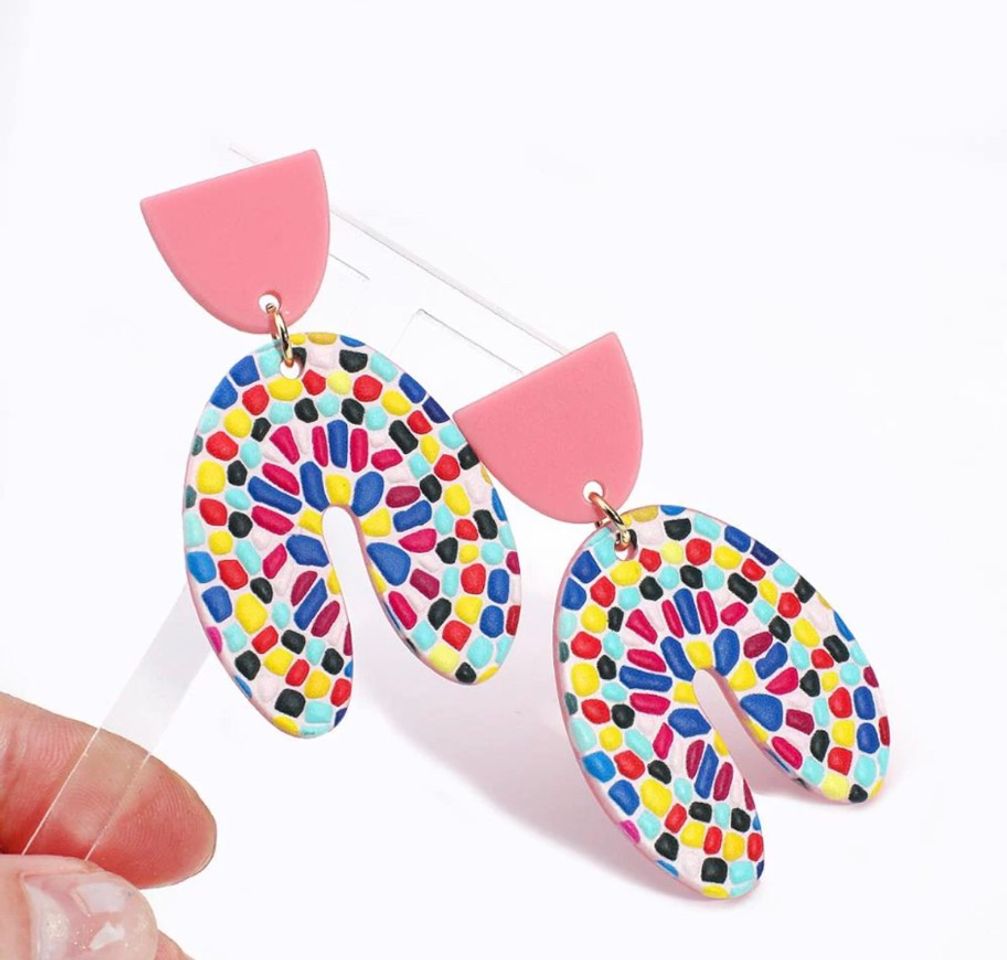 Fashion Pendientes mosaico