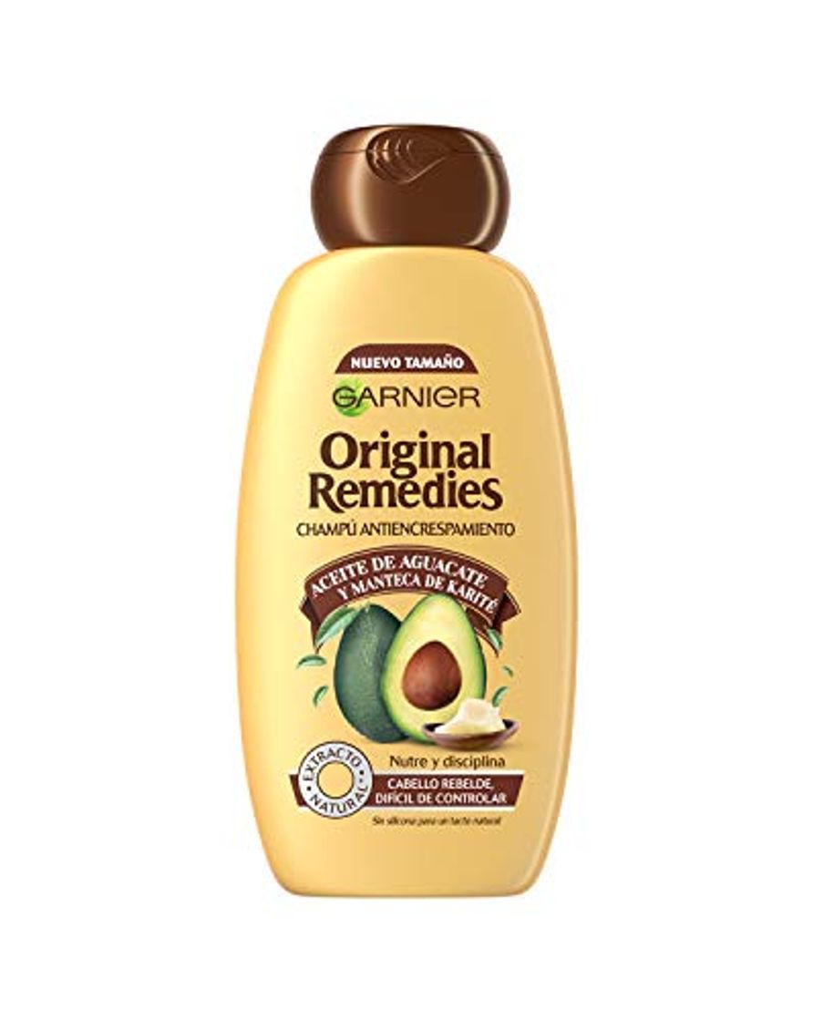 Social Garnier Original Remedies Aceite de aguacate y manteca de karité Champú para