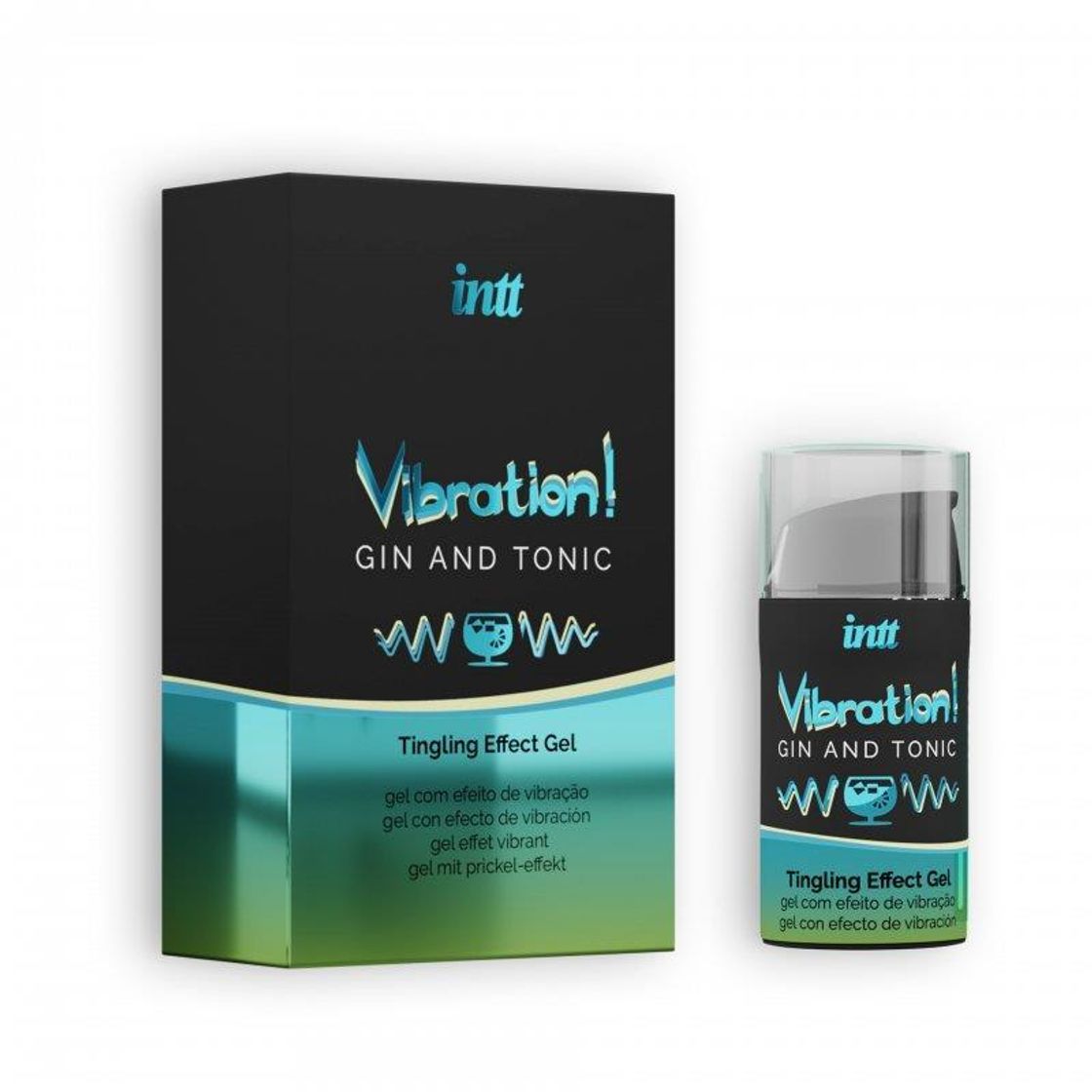 Social INTT Vibrador Líquido Efecto Calor Gin and Tonic