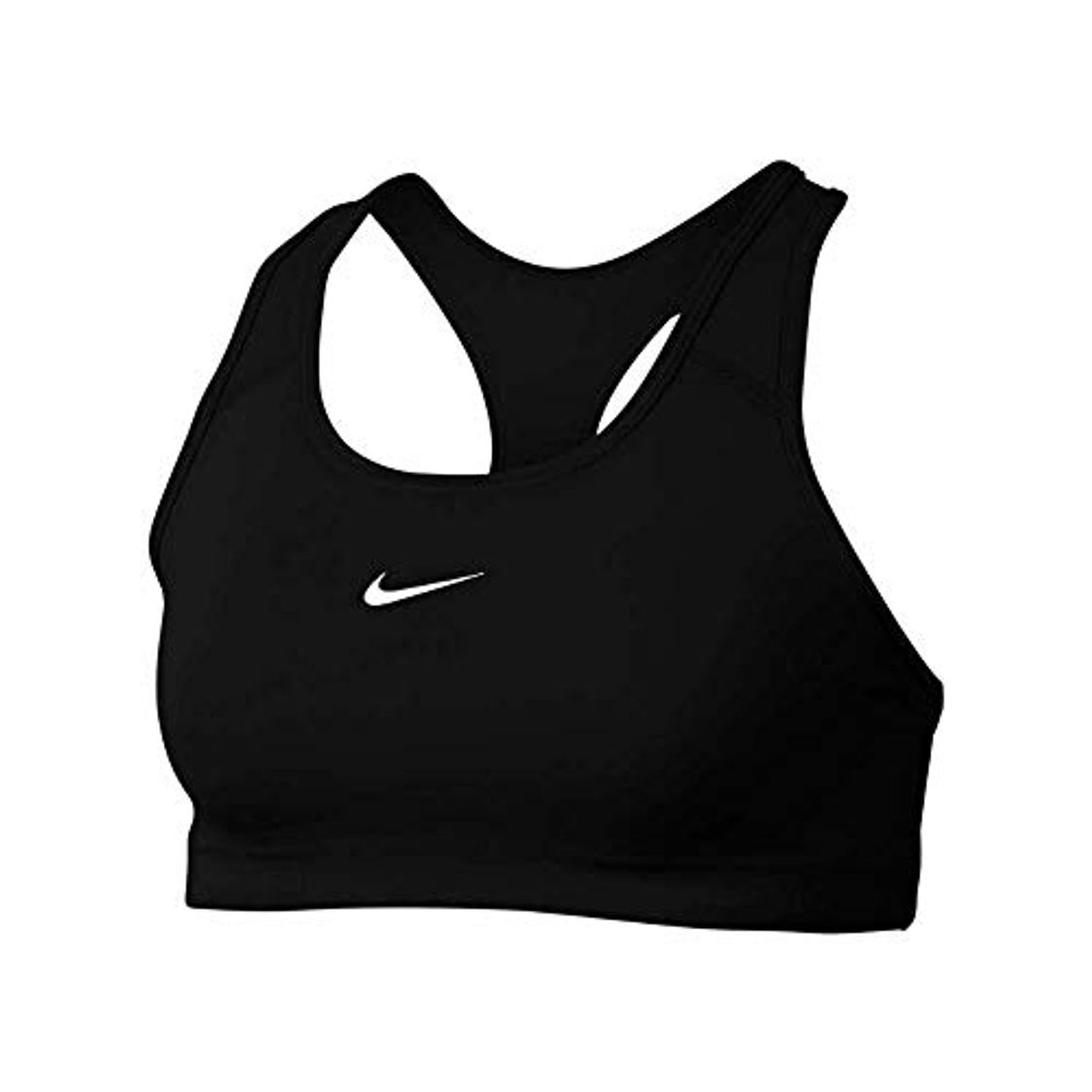 Social NIKE Med Pad Bra Sujetador de Deporte, Mujer, Black/