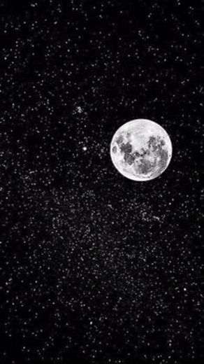 Lua e estrelas 