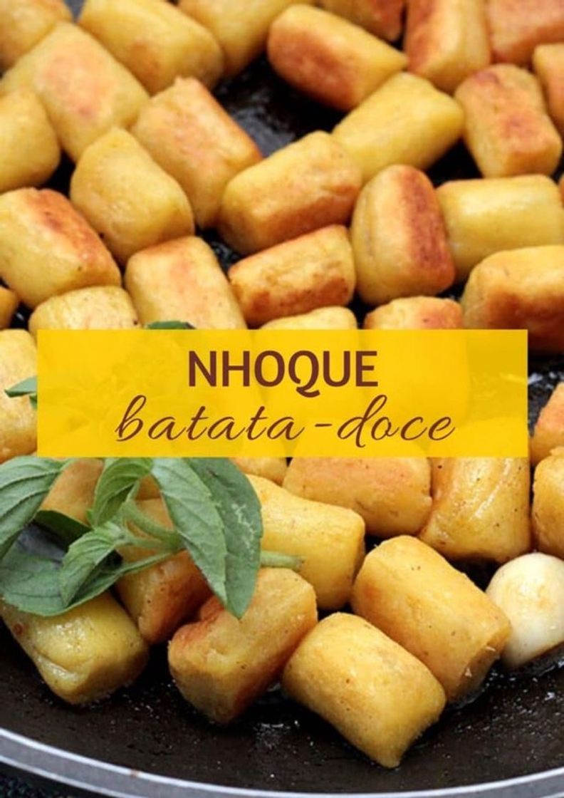 Fashion Nhoque de batata doce 