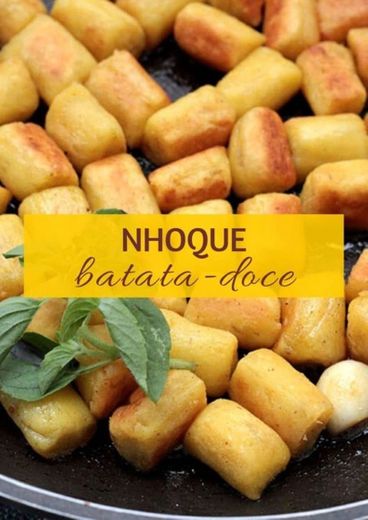 Nhoque de batata doce 