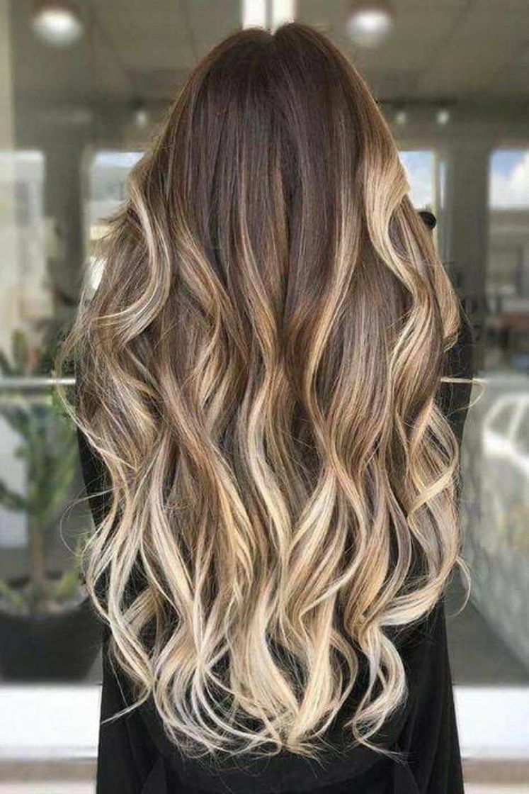 Fashion Cabelo ondulado ombre hair 