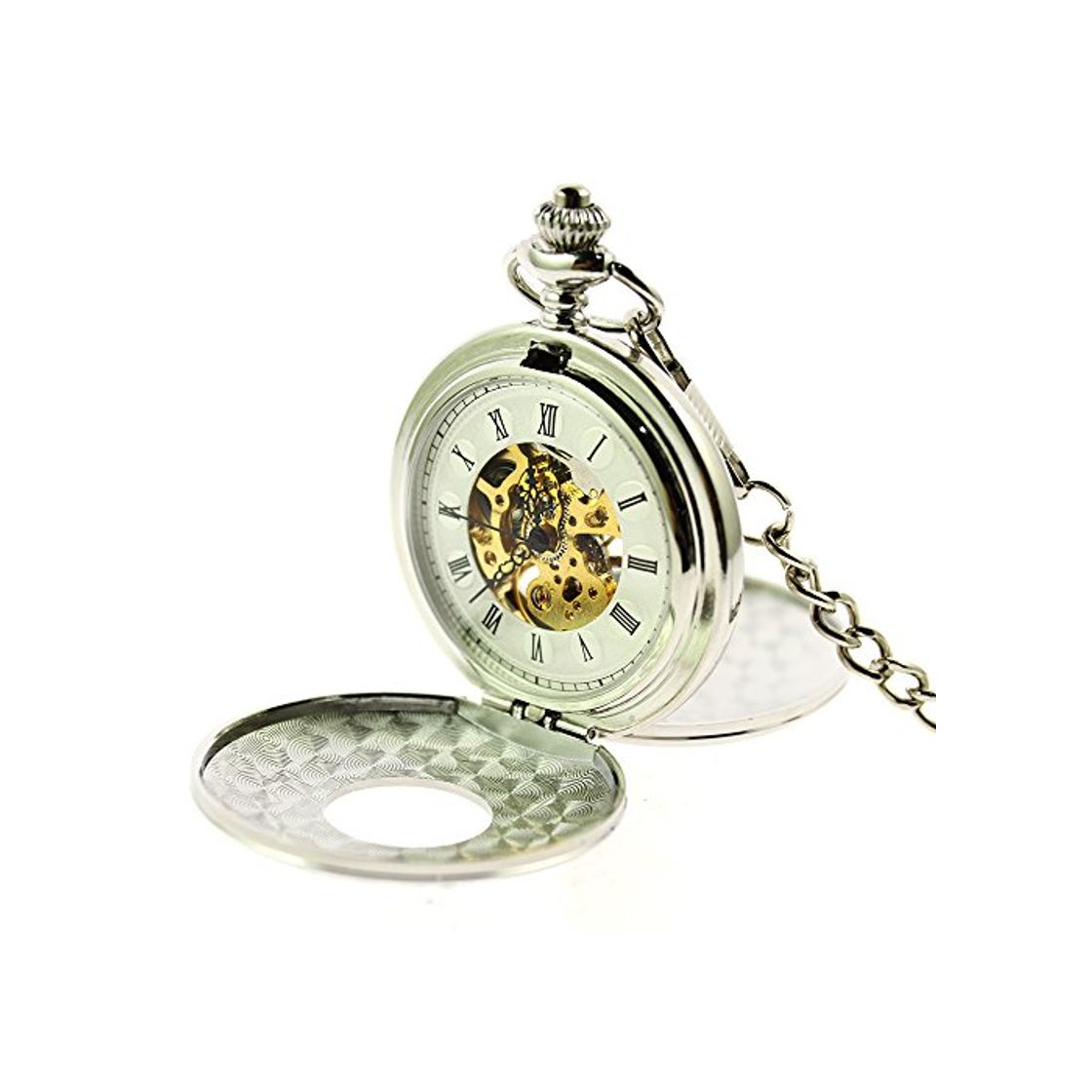 Producto Itemstoday - Reloj de bolsillo mecánico con números romanos