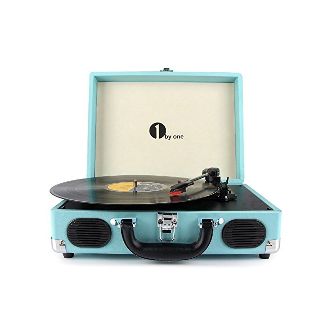 Social 1 BY ONE Tocadiscos con Placa giratoria de 3 velocidades y Altavoces