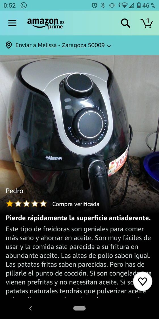 Producto Air Frier