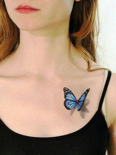 Tatuaje Realismo Mariposa 