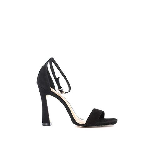 Vicence - Sandalias de tacón alto para mujer, color negro, Negro