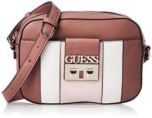 Guess Kamryn Crossbody Top Zip, bolso bandolera para Mujer, Multicolor