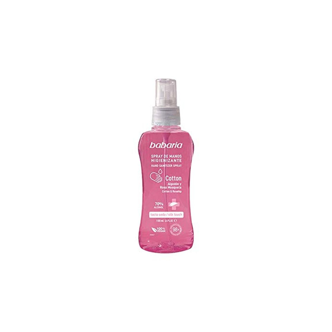 Product Gel De Manos Higienizante 70% Alcohol Cotton 100ml spray