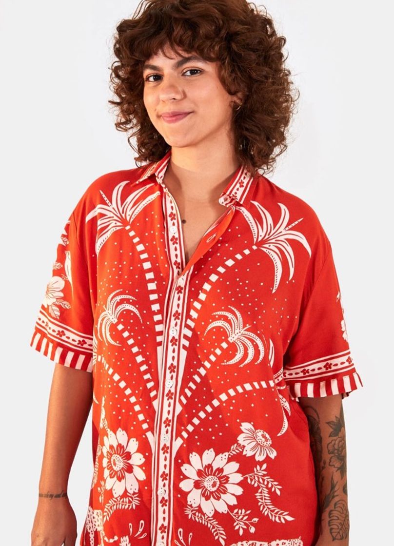 Fashion Camisa Uni Maraflori - Farm