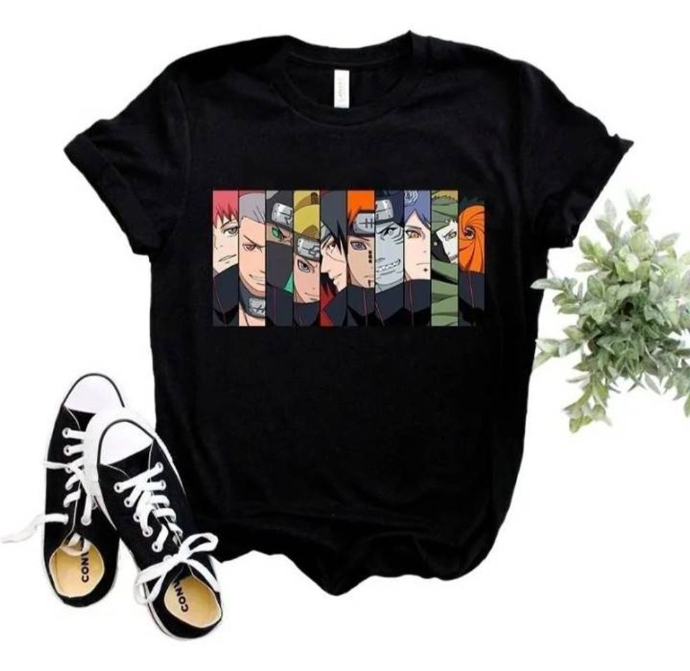 Fashion Camisa Camiseta Naruto Membros Da Akatsuki

