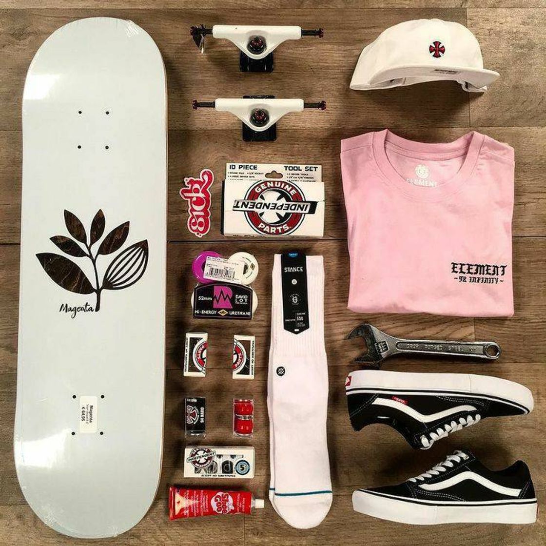 Moda Look com Skate