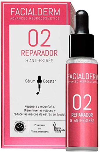 Facialderm - Sérum Booster 02 REPARADOR & Antiestrés Facial, 30 ml