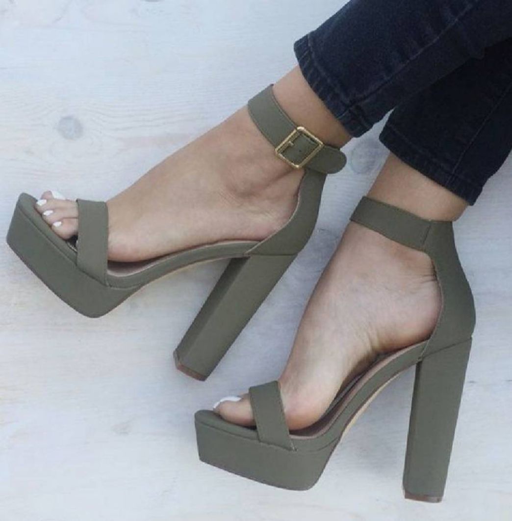 Social DREAM PAIRS Karrie Sandalias de Tacón Alto Aguja Ante para Mujer Rojo