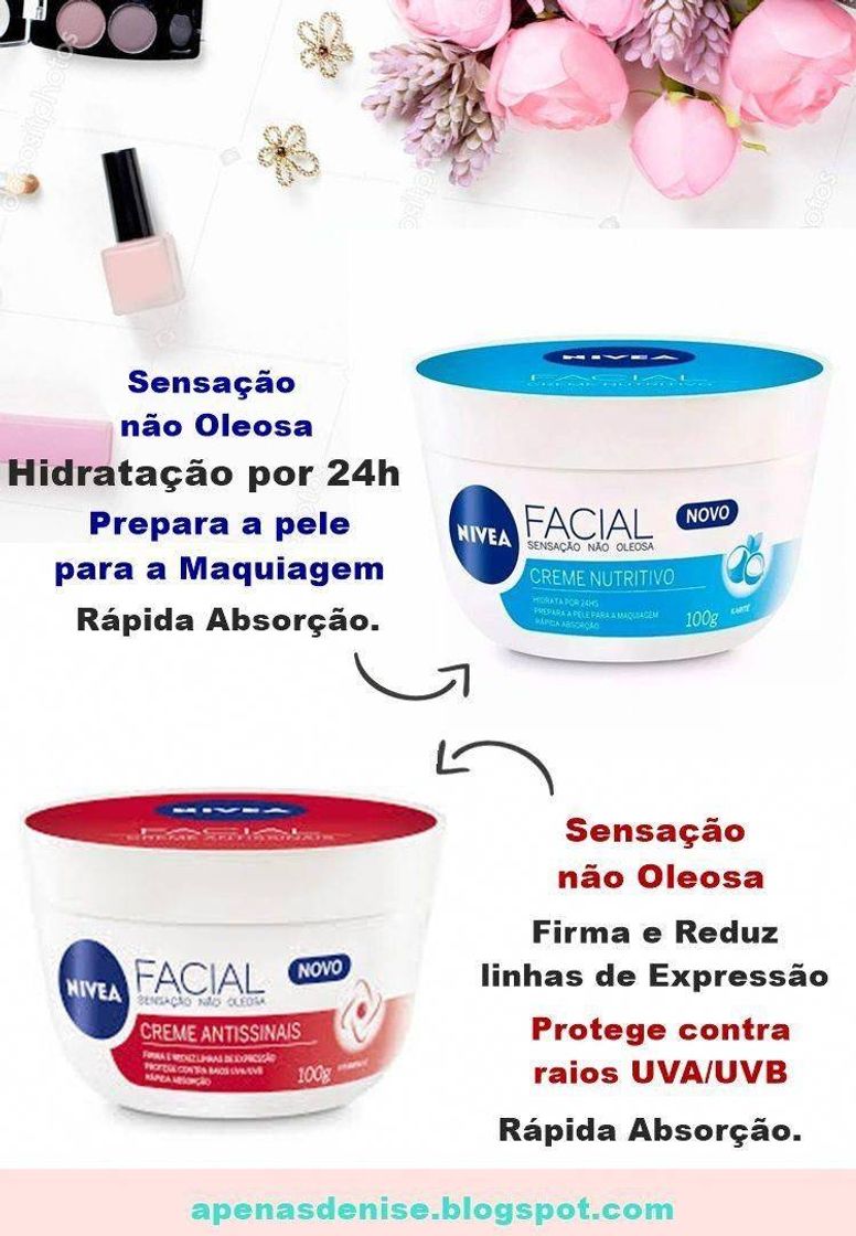 Moda Nivea para o rosto