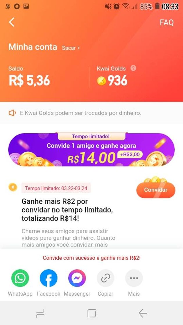 Fashion APP KWAI GANHE DINHEIRO ASSISTINDO VÍDEO.