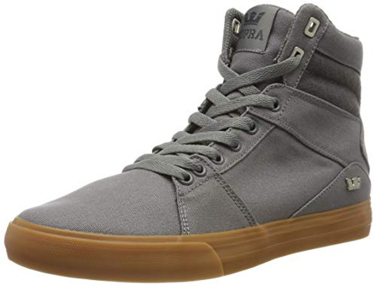 Moda Supra Aluminum, Zapatillas de Skateboard Unisex Adulto, Gris