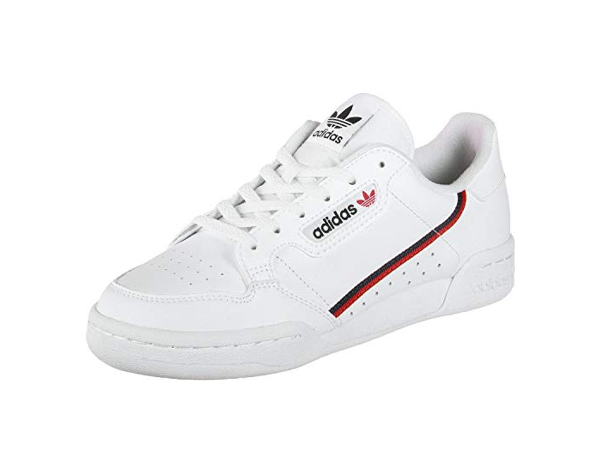 Social Adidas Continental 80 J, Zapatillas de Deporte Unisex Adulto, Blanco