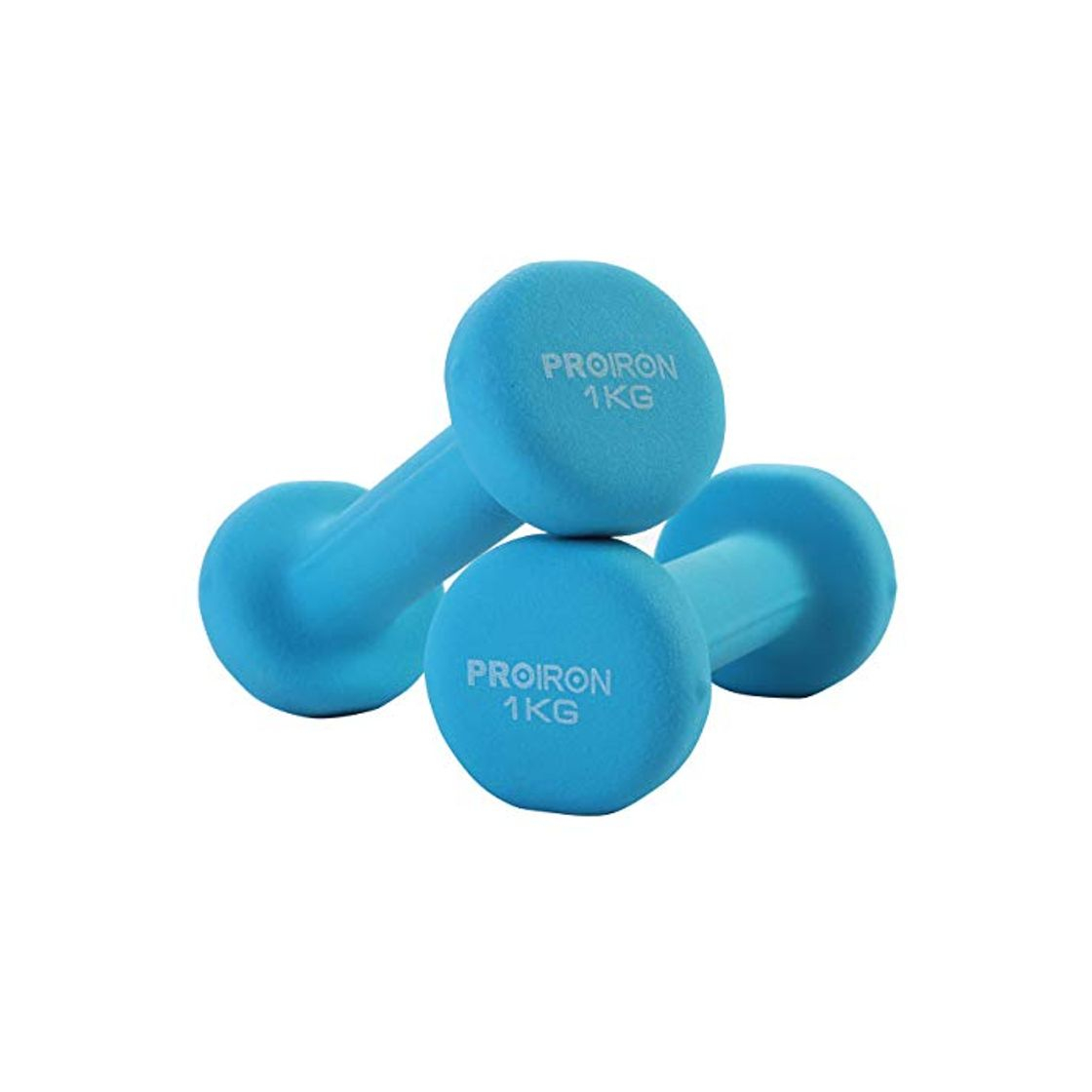 Social PROIRON Mancuernas de Neopreno -Mancuernas con Revestimiento de Neopreno 2 x 1