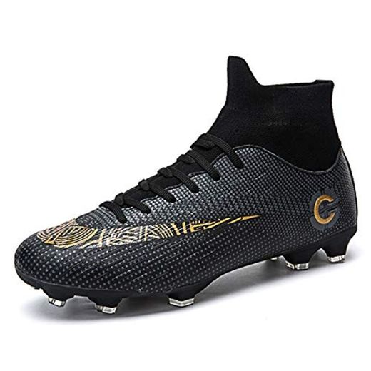 Botas de Fútbol para Hombre Spike Zapatillas de Fútbol Profesionales Atletismo Training Zapatos de Fútbol