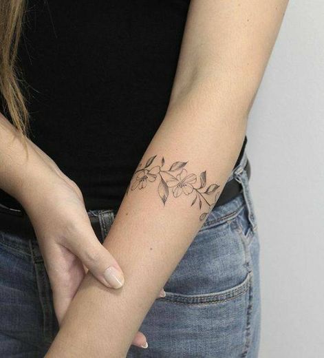 Tatuagem flores 🖤