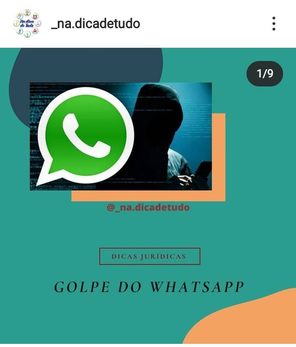 Social Golpe do whatsapp