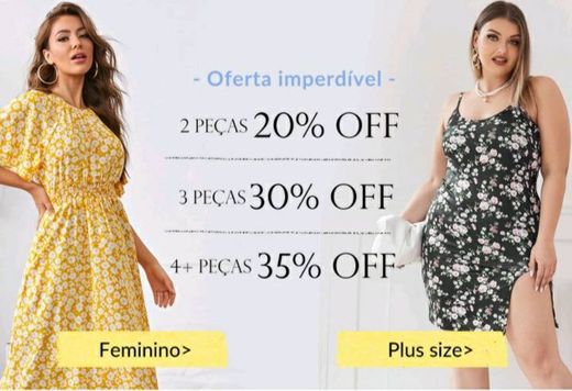 Moda feminina | Calçados, Roupas e Acessórios | SHEIN Brasil