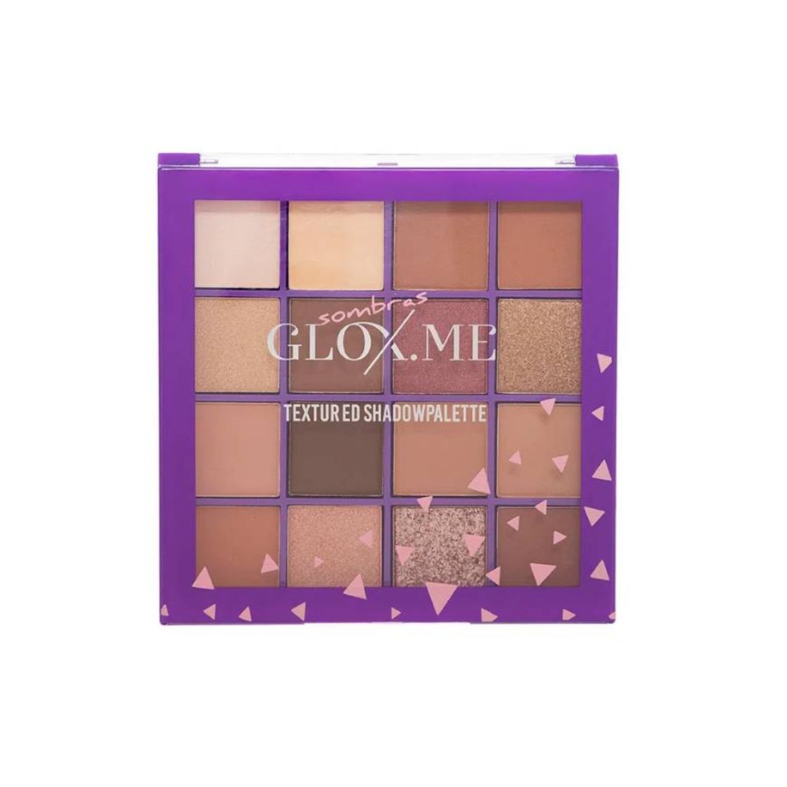 Fashion Paleta sombras 16 cores opacas e acetinadas linha play glox.me ...