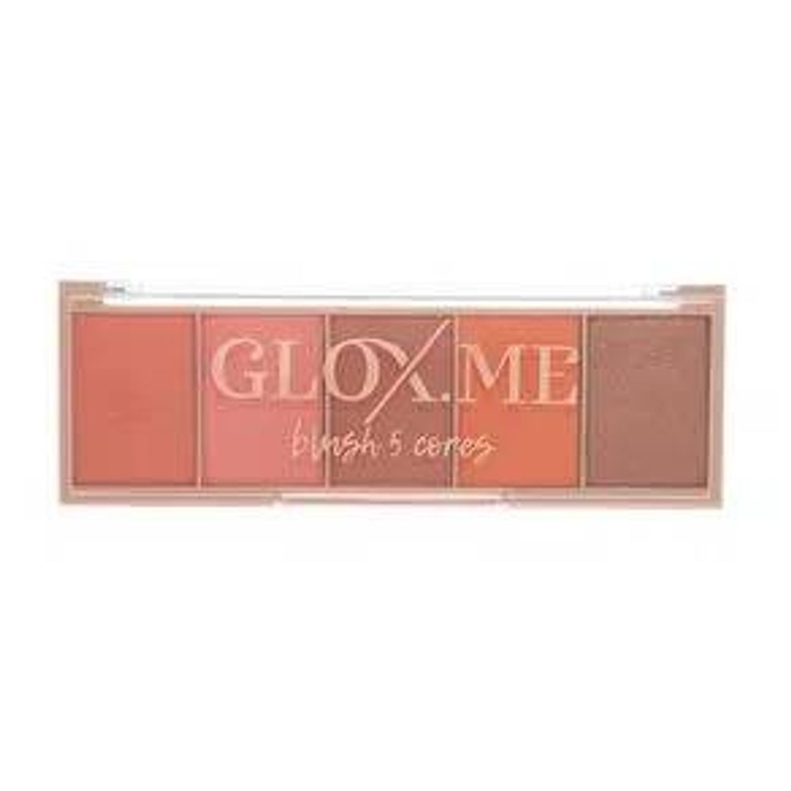 Fashion Paleta blush 5 cores linha spring glox.me - lebriju