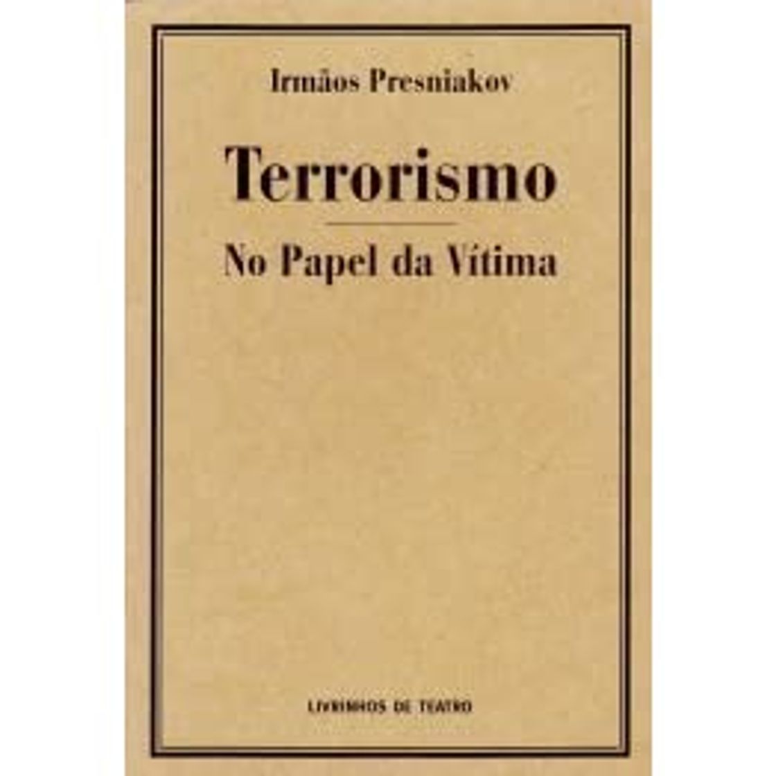 Moda Terrorismo / No Papel de Vítima - Irmãos Presniakov 