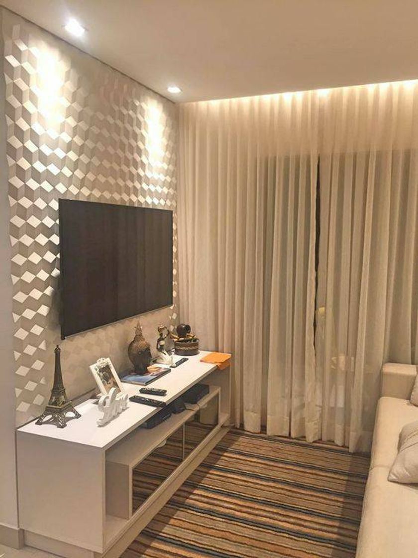 Social Sala pequena bem decorada