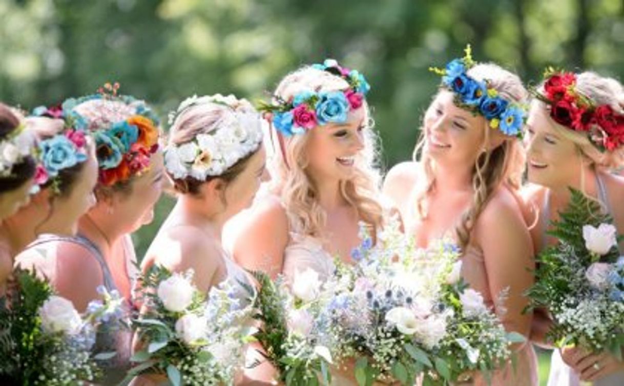 Moda Diadema de Flores 12 Piezas Multicolor Diadema de Flores de Margarita con Cinta Elástica Ajustable para Mujeres Niñas Fiesta Playa