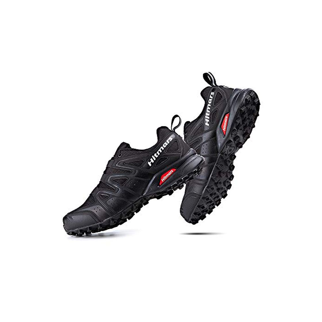 Moda Zapatillas Trail Running Hombre Mujer Impermeables Zapatos Trekking Ligero Botas Senderismo Bajos Multideporte A Negro Talla EU 41