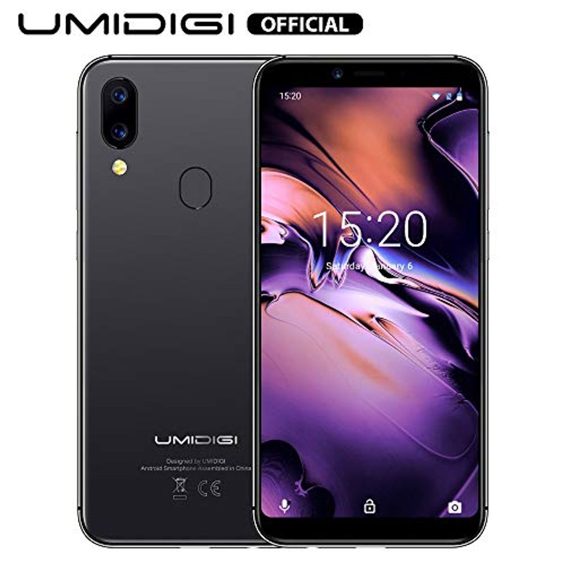 Electrónica UMIDIGI A3 Smartphone Libres 4G Teléfono móvil Android 9.0 Face Unlock 2GB