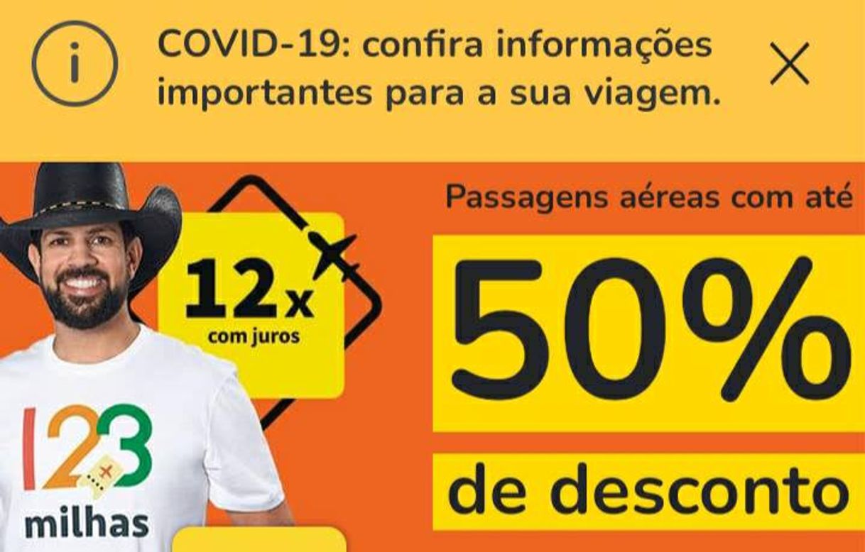 Moda Aproveite as ofertas da 123 milhas e faça a melhor viagem!!