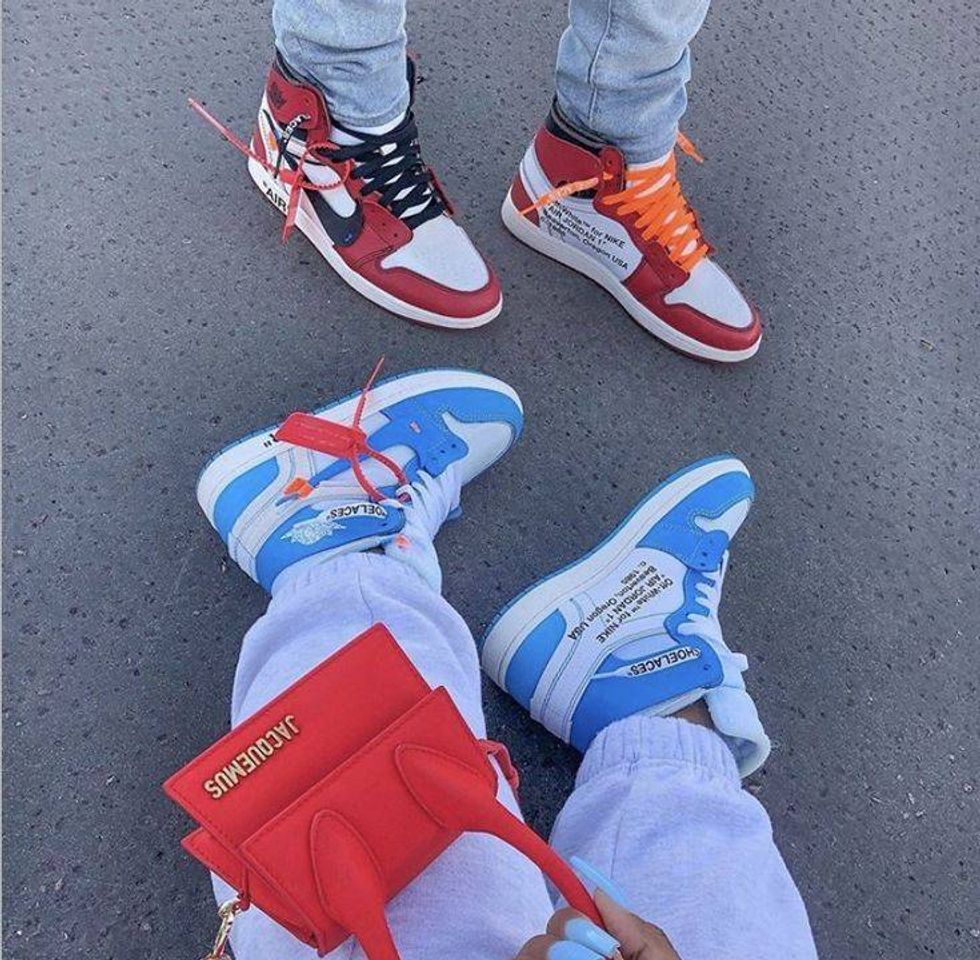 Fashion off white x air jordan 1