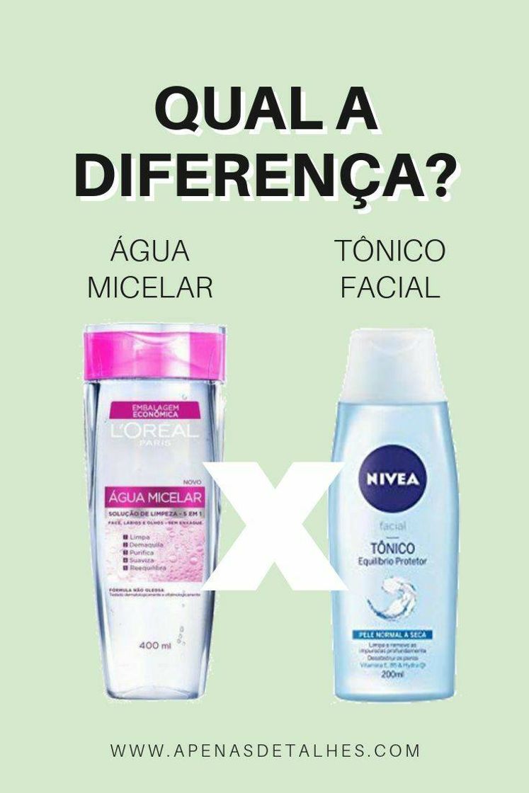 Social Água micelar X Tônico facial