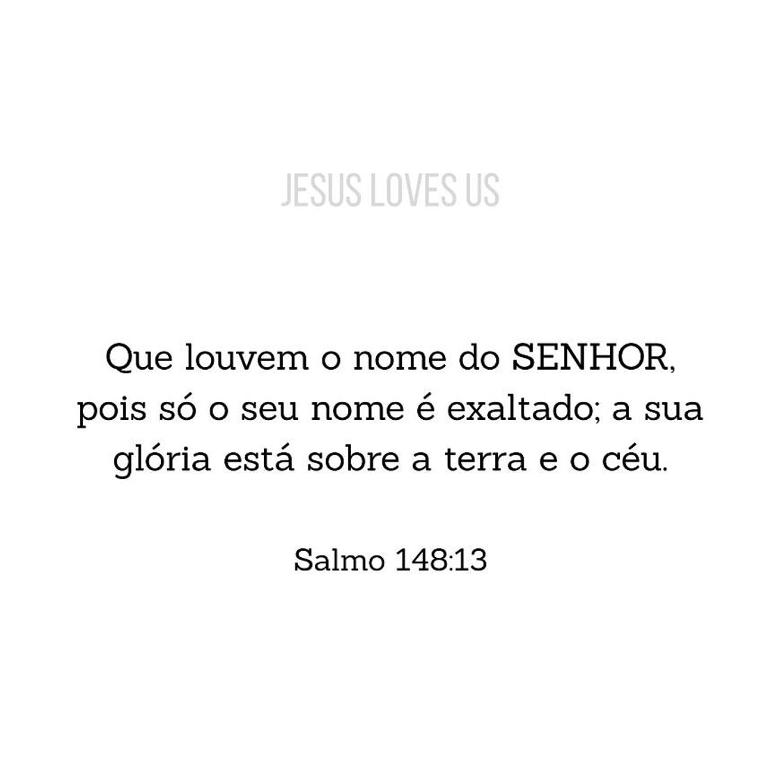 Moda Salmo 148:13