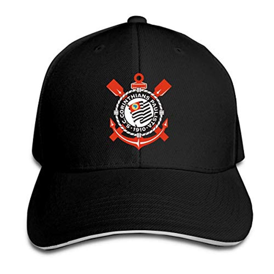 Moda SRRen Gorra de Beisbol Corinthians Paulista Sandwich Cap Hombres Mujer Cap Free Regulating