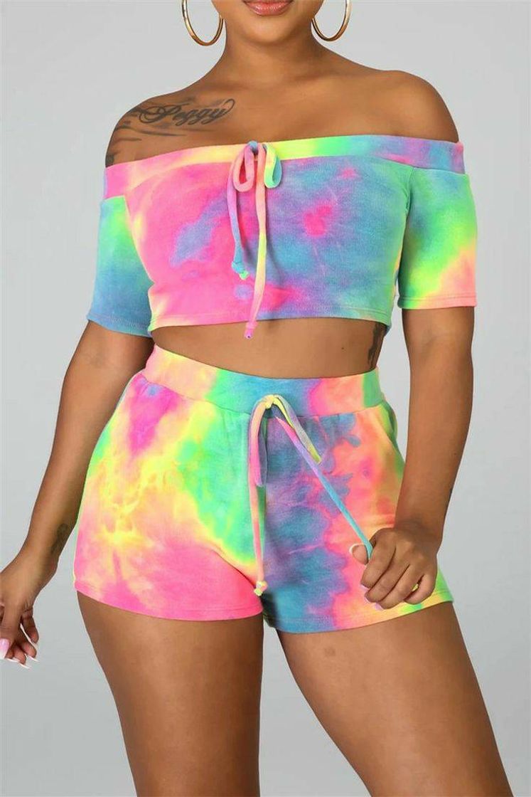 Fashion Conjunto tie dye 